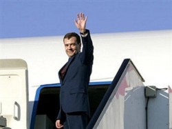 Медведев едет на встречу к Обаме